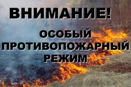 На территории Комаричского района введён особый противопожарный режим